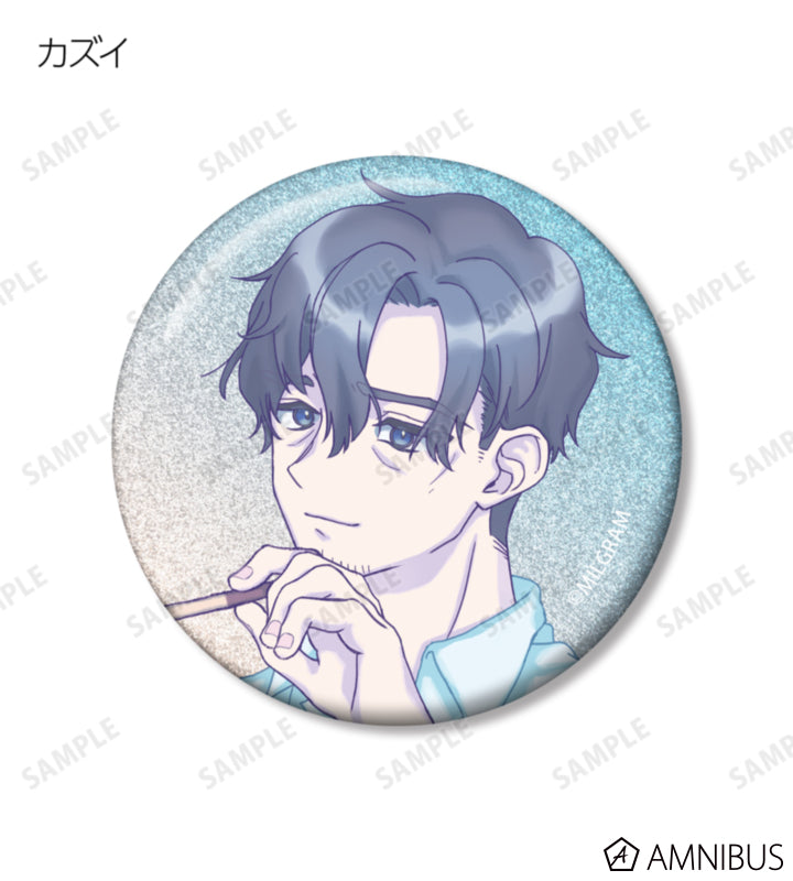 MILGRAM Trading Glitter Badges Sea Breeze Footprints Ver. BOX of 12 - official product view 10