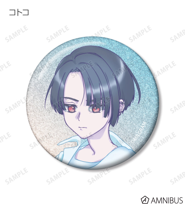 MILGRAM Trading Glitter Badges Sea Breeze Footprints Ver. BOX of 12 - official product view 13