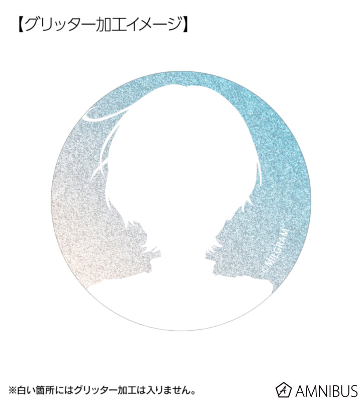 MILGRAM Trading Glitter Badges Sea Breeze Footprints Ver. BOX of 12 - official product view 14