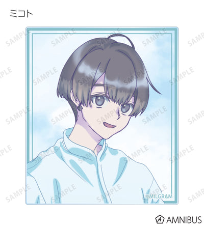 MILGRAM Trading Acrylic Cards Sea Breeze Footprints Ver. BOX of 12 - official product view 12