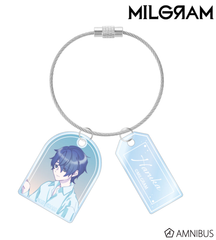 MILGRAM Double Wire Acrylic Keychain Sea Breeze Footprints Ver. (11 Types) - official product view 5