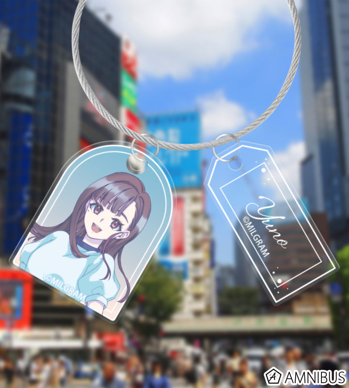 MILGRAM Double Wire Acrylic Keychain Sea Breeze Footprints Ver. (11 Types) - official product view 12