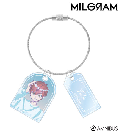 MILGRAM Double Wire Acrylic Keychain Sea Breeze Footprints Ver. (11 Types) - official product view 13