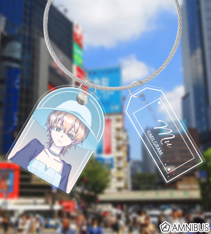 MILGRAM Double Wire Acrylic Keychain Sea Breeze Footprints Ver. (11 Types) - official product view 20
