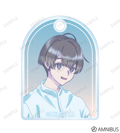 MILGRAM Double Wire Acrylic Keychain Sea Breeze Footprints Ver. (11 Types) - official product view 38