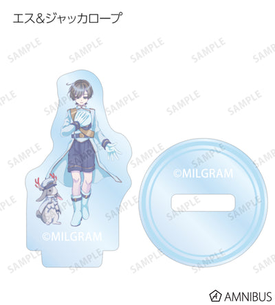 MILGRAM Trading Mini Acrylic Stands Sea Breeze Footprints Ver. BOX of 11 - official product view 2