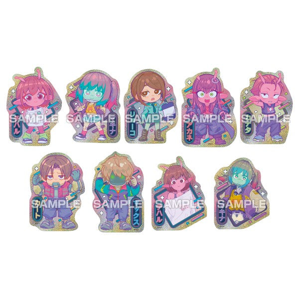 Milky Subway Chara Cut Sticker Gum designs, group 2