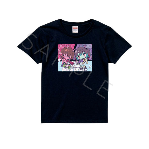 Milky Subway Chipokke Chiharu & Makina T-shirt - Black