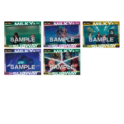 Milky Subway Clear Card Collection Gum card designs, group 5