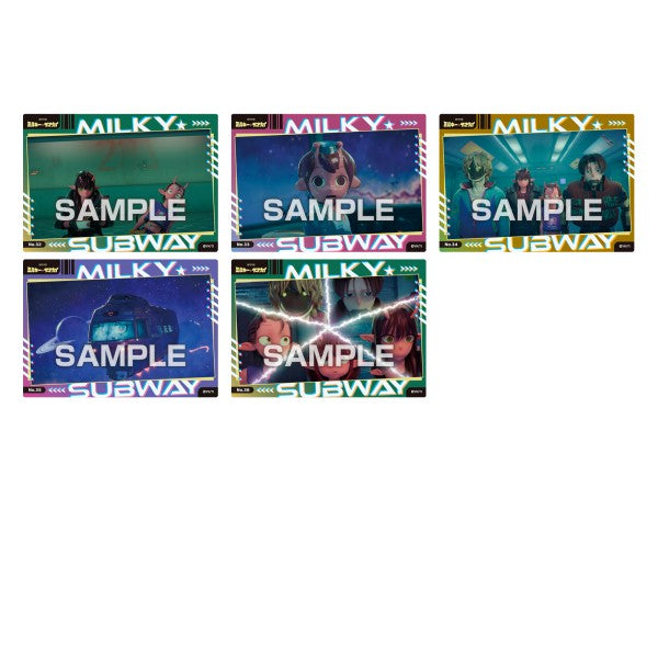 Milky Subway Clear Card Collection Gum card designs, group 5