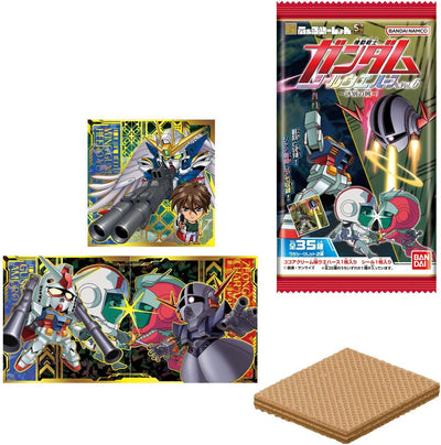 Mobile Suit Gundam Niformation Sticker Wafers Vol.6 - Ketsubetsu no Toki Box (20 Packs) - Japanese packaging and collection