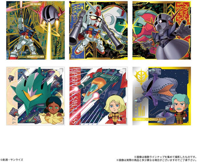 Mobile Suit Gundam Niformation Sticker Wafers Vol.6 - Ketsubetsu no Toki Box (20 Packs) - collectible designs, image 2