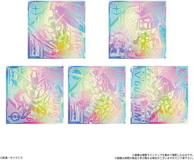 Mobile Suit Gundam Niformation Sticker Wafers Vol.6 - Ketsubetsu no Toki Box (20 Packs) - collectible designs, image 7