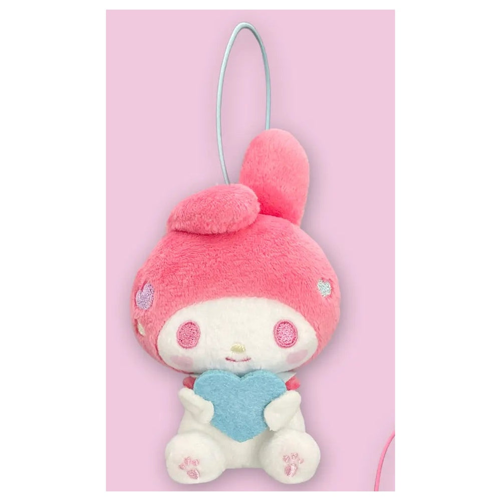 Monchhichi & Chimutan x My Melody & Kuromi - Heart Hug Mascots - Design 1