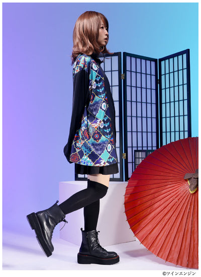 Mononoke The Movie Favorite medicine seller asymmetrical shirt - official product view 4