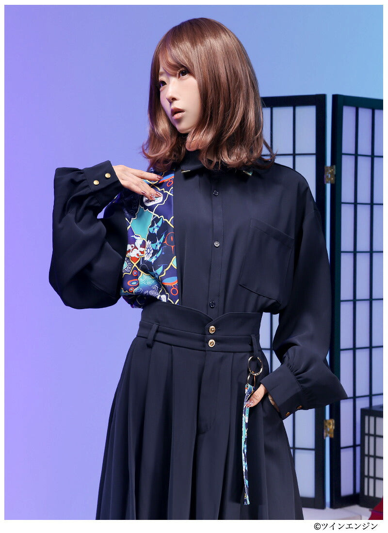 Mononoke The Movie Favorite medicine seller asymmetrical shirt - official product view 10