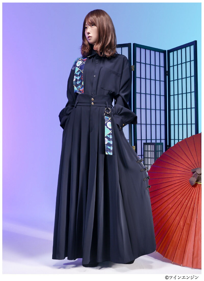 Mononoke The Movie Favorite medicine seller asymmetrical shirt - official product view 11
