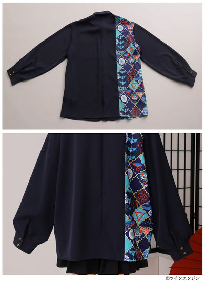 Mononoke The Movie Favorite medicine seller asymmetrical shirt - official product view 15