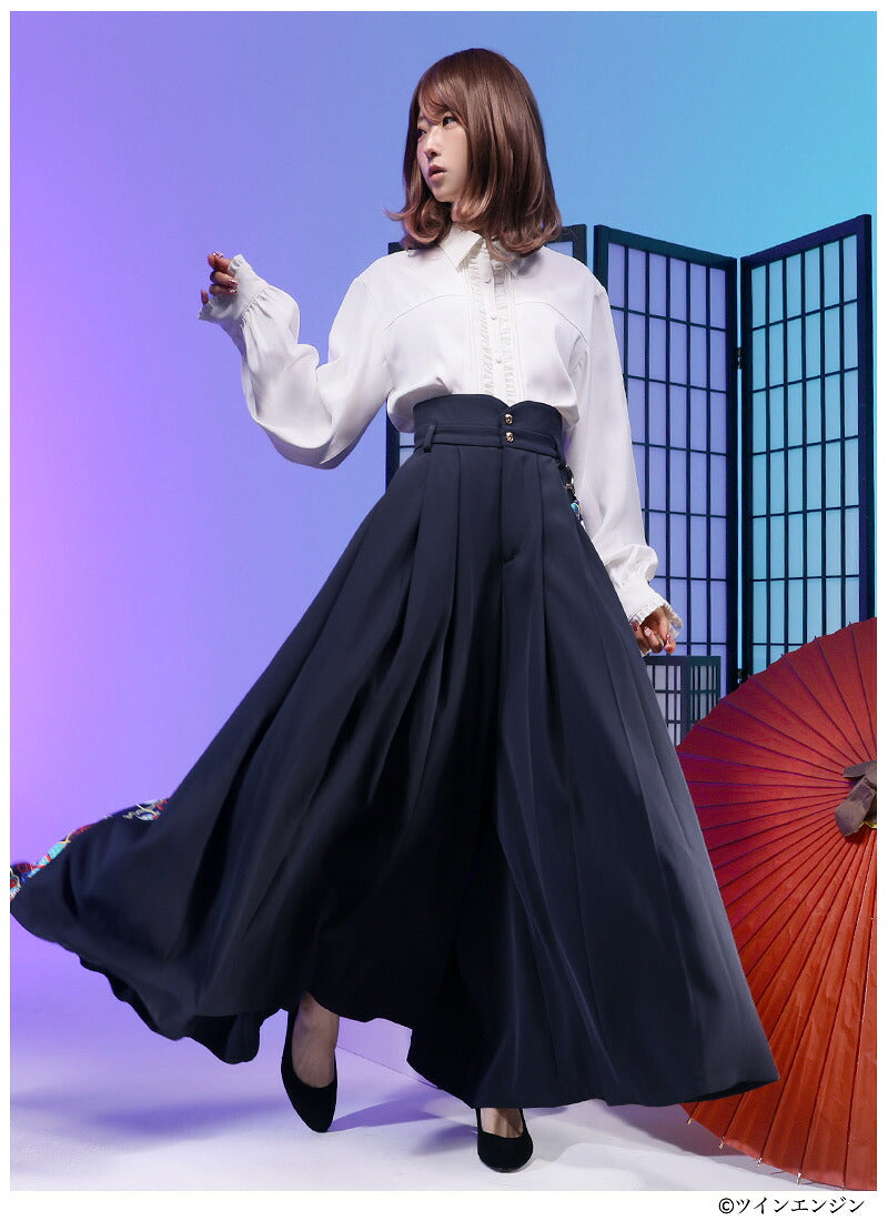 Mononoke The Movie Favorite medicine seller hakama style wide leg pants - official product view 10
