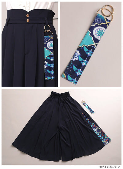 Mononoke The Movie Favorite medicine seller hakama style wide leg pants - official product view 16