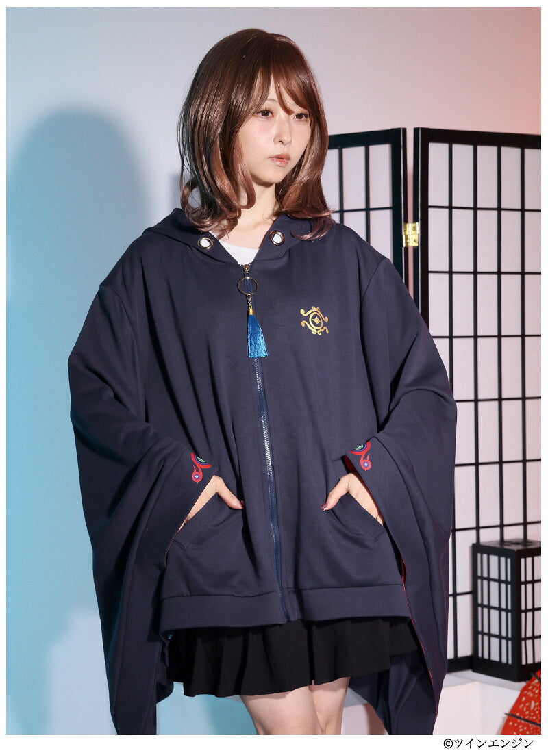 Mononoke The Movie Favorite medicine seller japanese sleeve hoodie haori - official product view 7