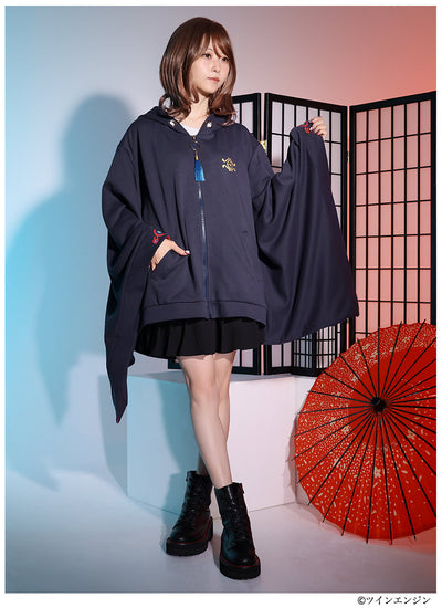 Mononoke The Movie Favorite medicine seller japanese sleeve hoodie haori - official product view 8