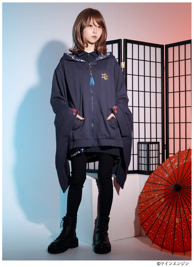 Mononoke The Movie Favorite medicine seller japanese sleeve hoodie haori - official product view 14