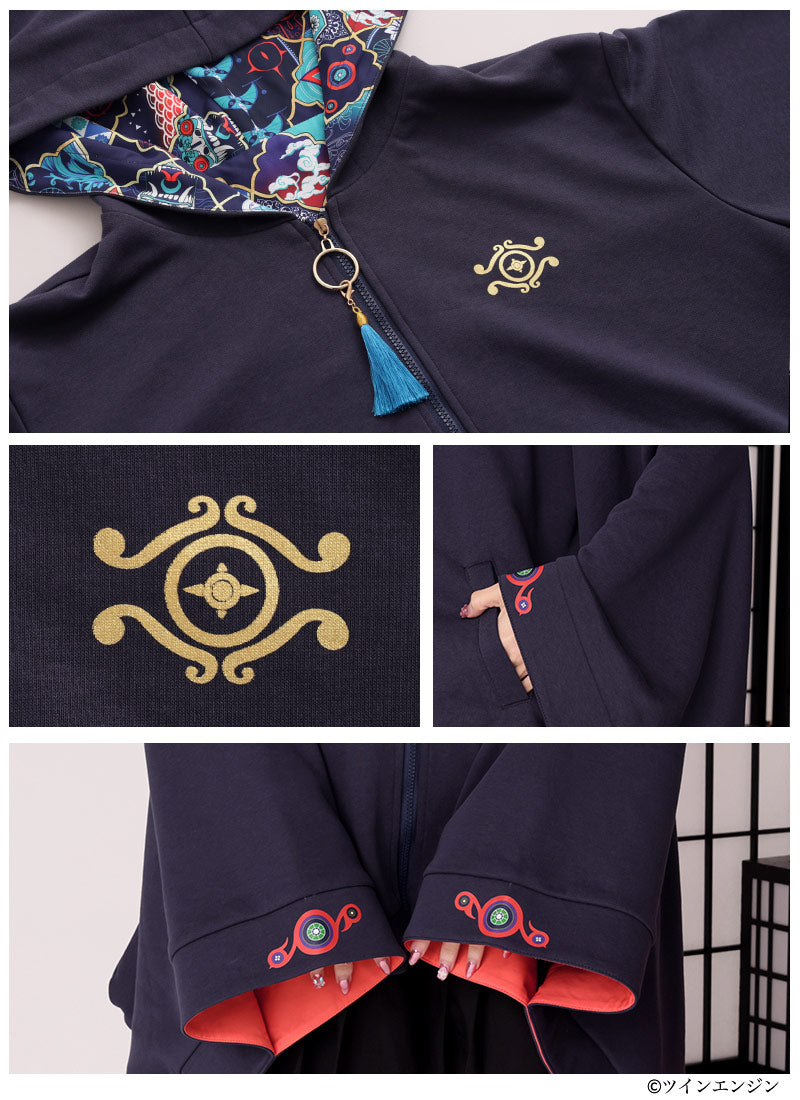 Mononoke The Movie Favorite medicine seller japanese sleeve hoodie haori - official product view 16