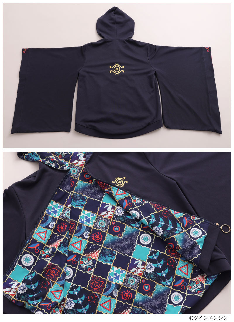 Mononoke The Movie Favorite medicine seller japanese sleeve hoodie haori - official product view 18