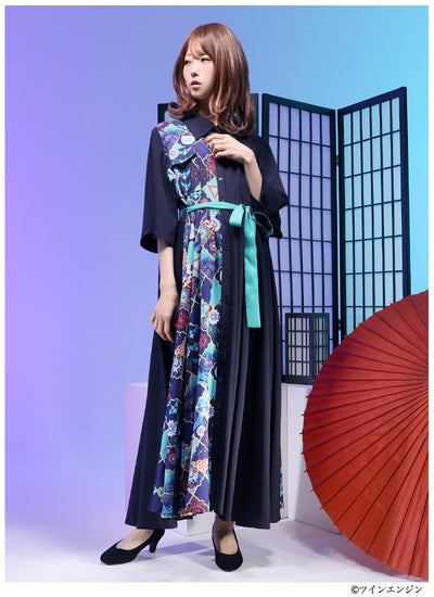 Mononoke The Movie Favorite medicine seller maxi length shirt style dress - official product view 6