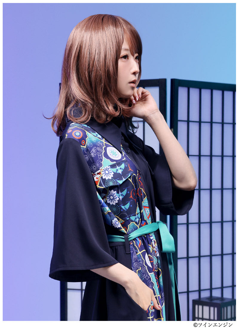 Mononoke The Movie Favorite medicine seller maxi length shirt style dress - official product view 9