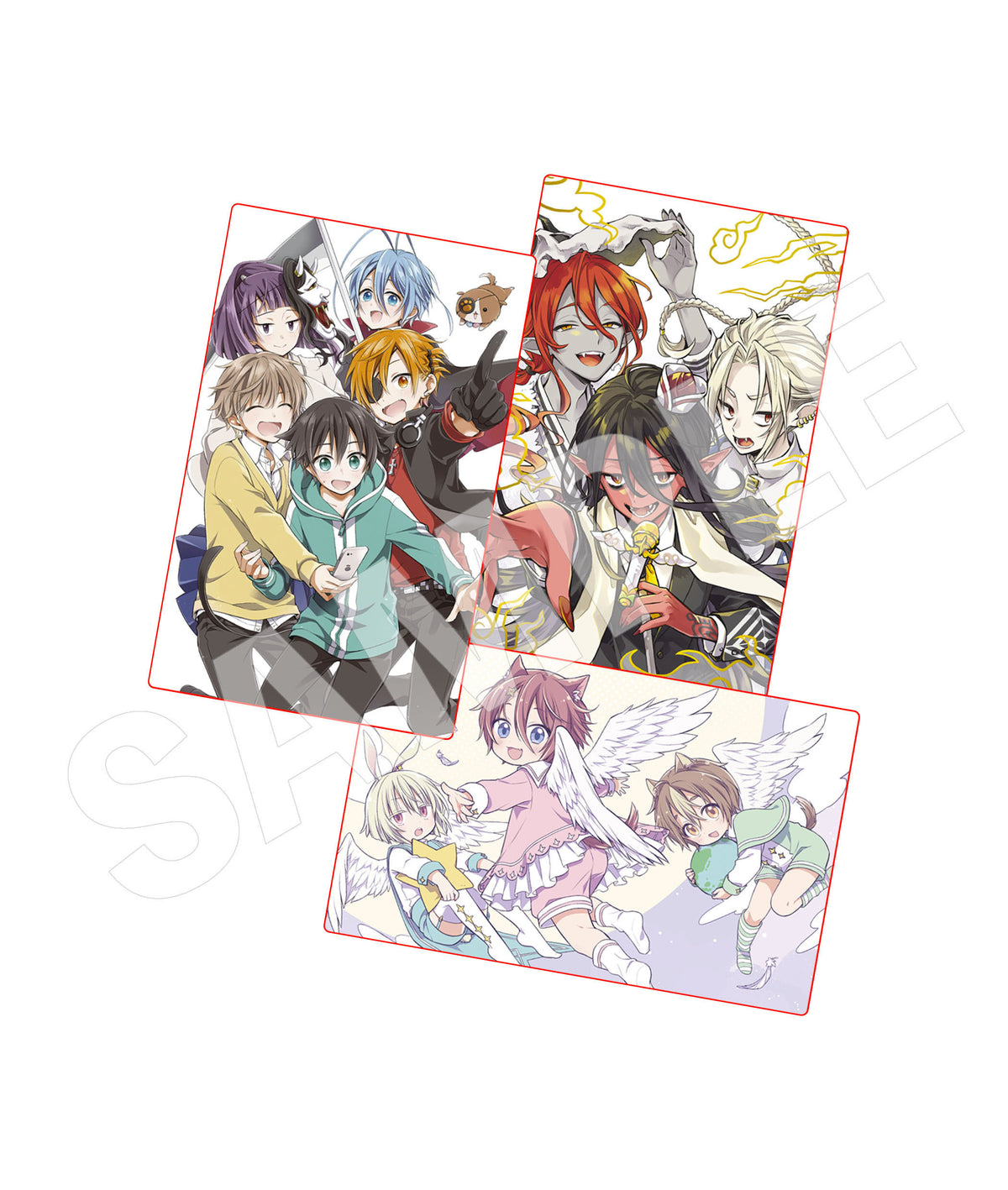 Included Arata Aki Mini Card Collection with three illustrated cards