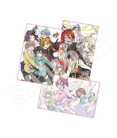 Included Arata Aki Mini Card Collection with three illustrated cards