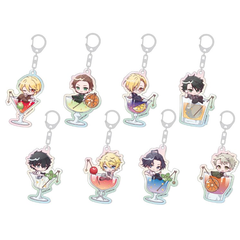 Moriarty the Patriot - complete set of 8 acrylic keychains