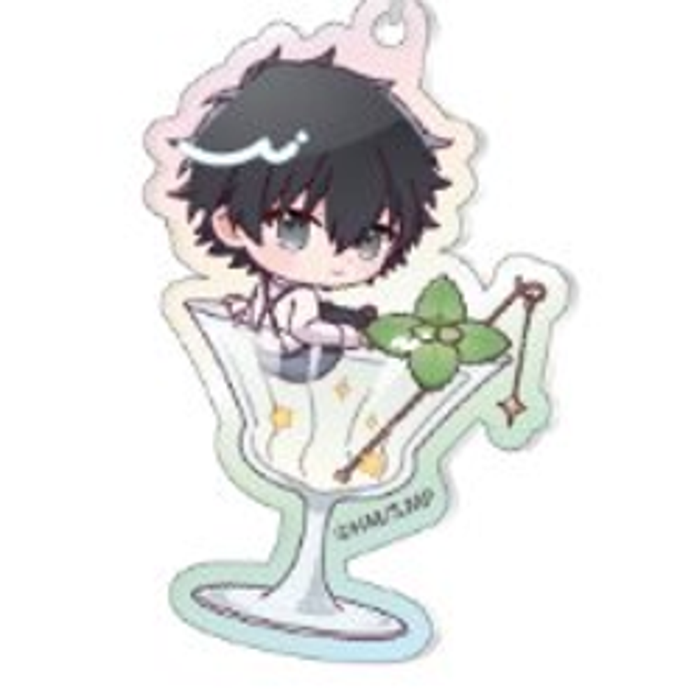 Aurora Acrylic Keychain - Cocktail Ver. - Fred Porlock acrylic charm detail