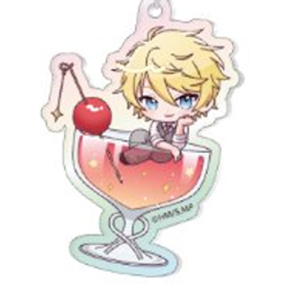 Aurora Acrylic Keychain - Cocktail Ver. - James Bonde acrylic charm detail