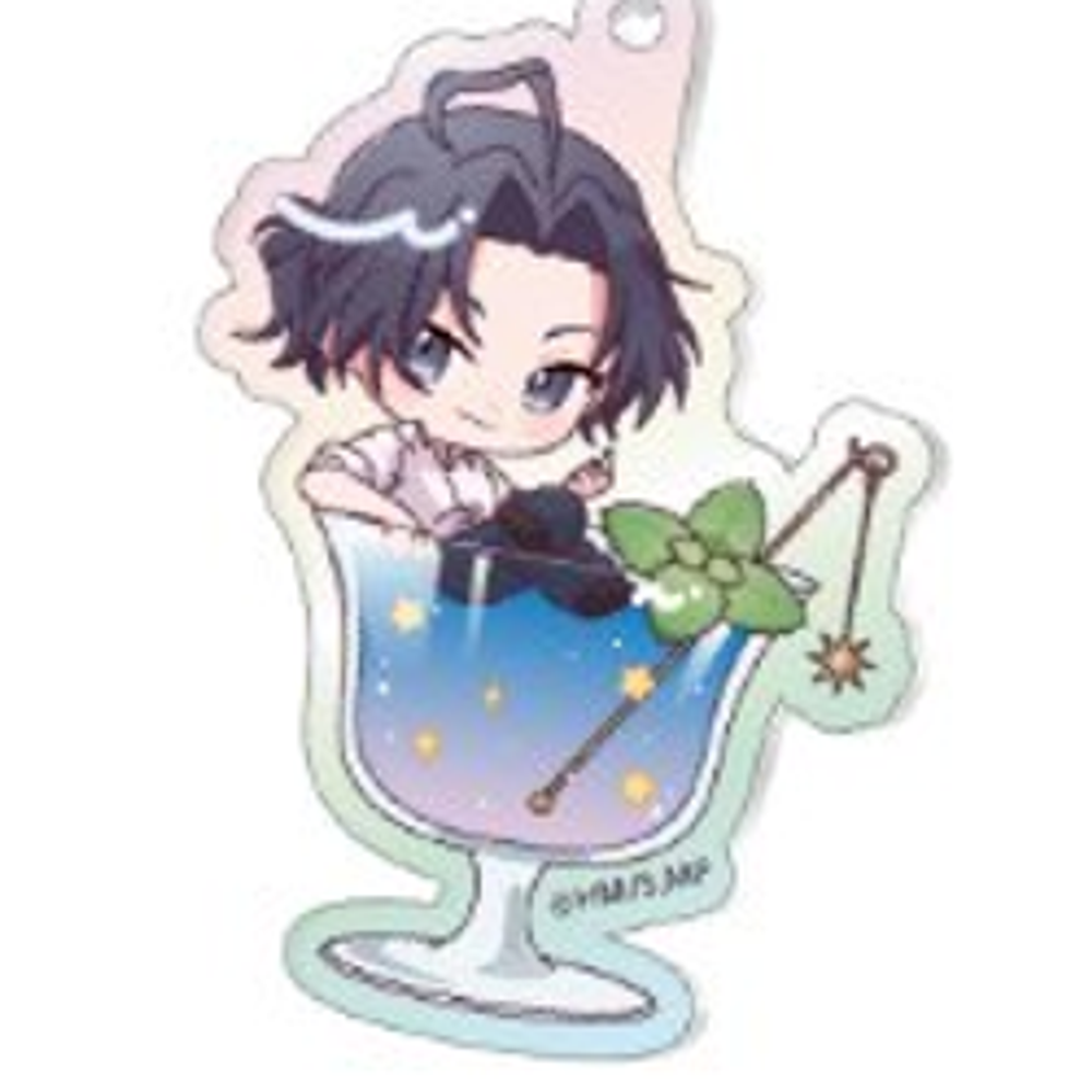 Aurora Acrylic Keychain - Cocktail Ver. - Sherlock Holmes acrylic charm detail