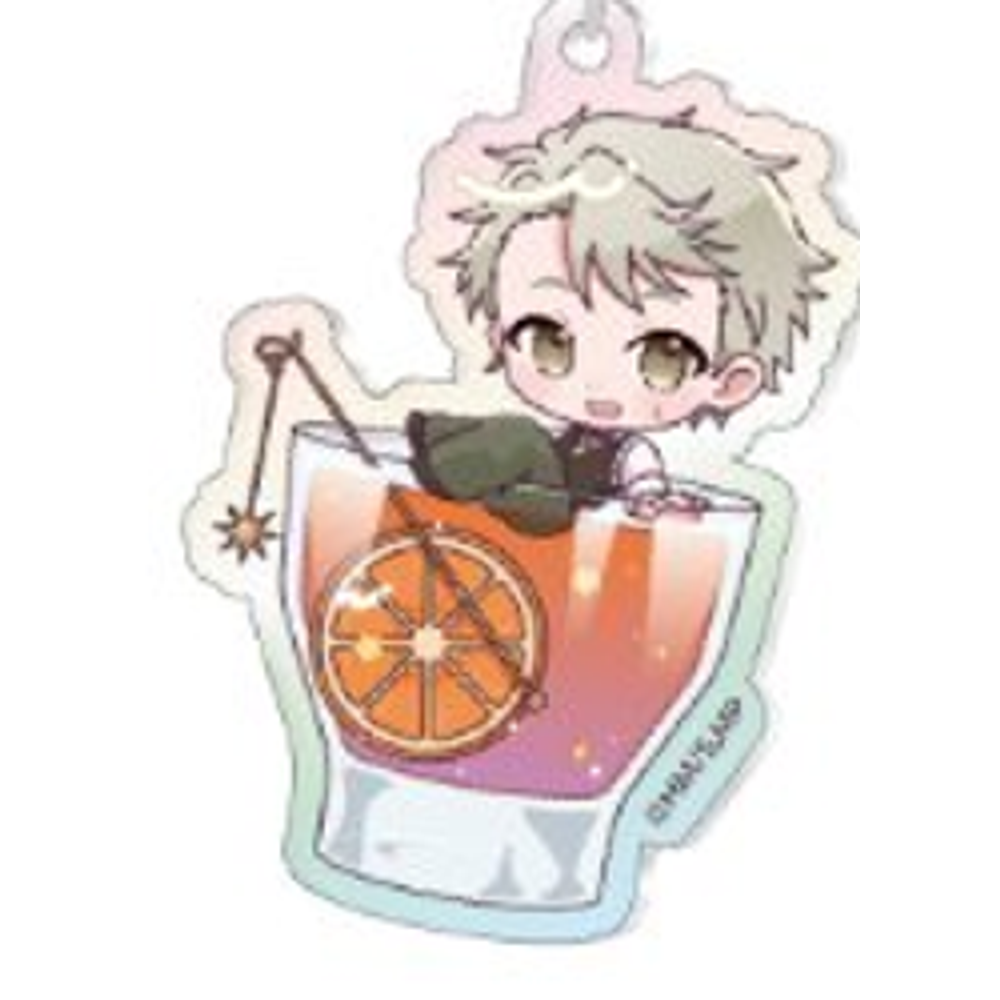 Aurora Acrylic Keychain - Cocktail Ver. - John H. Watson acrylic charm detail