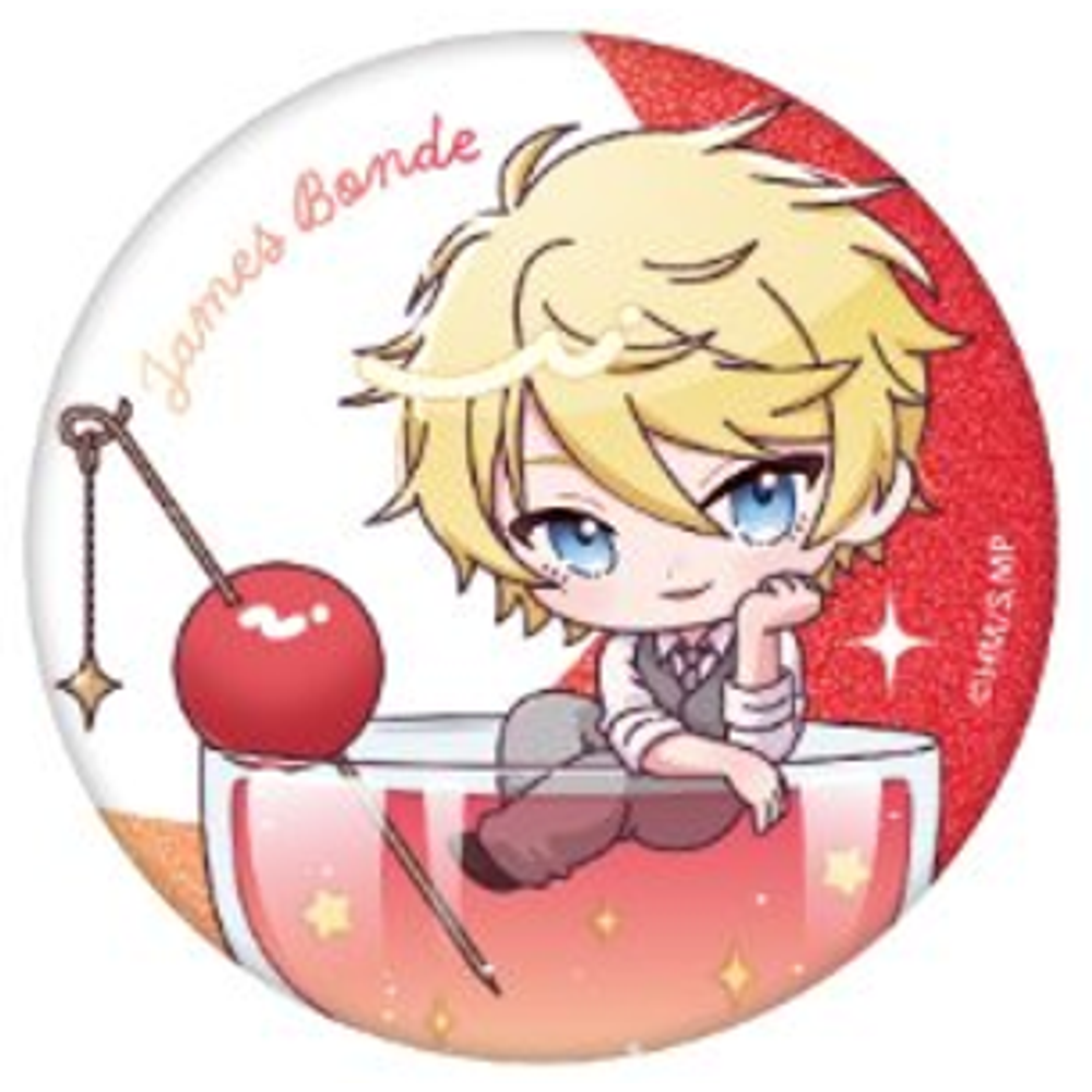 Glitter Can Badge - Cocktail Ver. - James Bonde