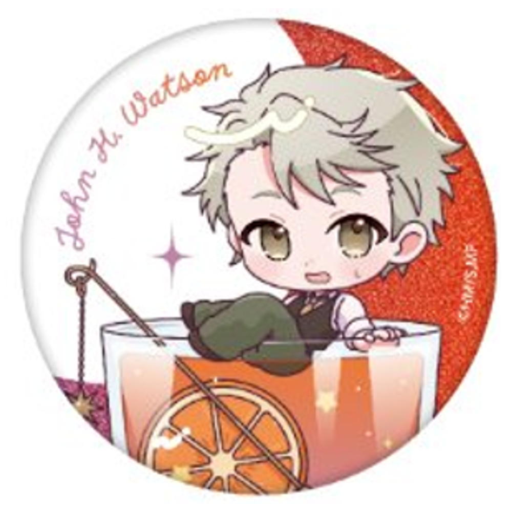 Glitter Can Badge - Cocktail Ver. - John H. Watson