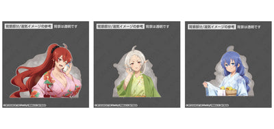 Mushoku Tensei Hot Spring Yukata complete set of three panels: Eris, Sylphiette and Roxy