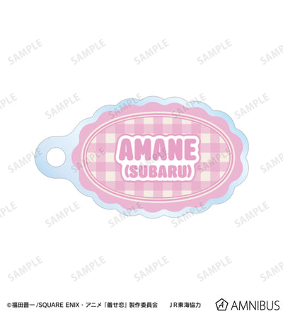 My Dress-Up Darling x Oshi Tabi / JR Tokai - Amane Himeno (Subaru) - Chibi Station Attendant Ver. Double Wire Acrylic Keychain - official product image 3