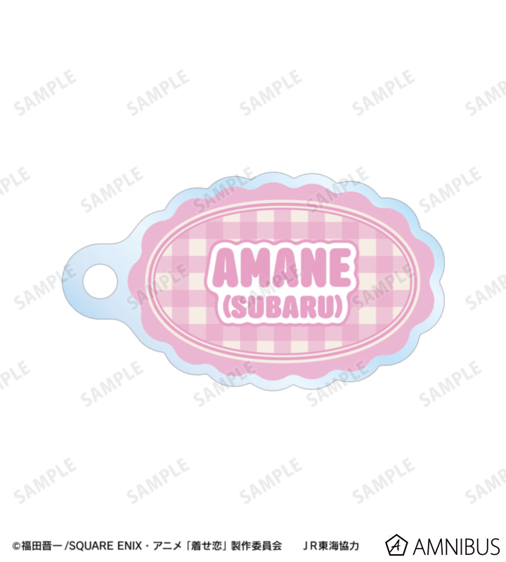 My Dress-Up Darling x Oshi Tabi / JR Tokai - Amane Himeno (Subaru) - Chibi Station Attendant Ver. Double Wire Acrylic Keychain - official product image 3