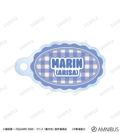My Dress-Up Darling x Oshi Tabi / JR Tokai - Marin Kitagawa (Arisa) - Chibi Station Attendant Ver. Double Wire Acrylic Keychain - official product image 3