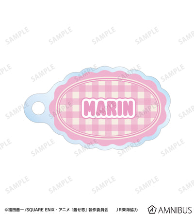 My Dress-Up Darling x Oshi Tabi / JR Tokai - Marin Kitagawa - Chibi Station Attendant Ver. Double Wire Acrylic Keychain - official product image 3