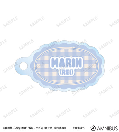 My Dress-Up Darling x Oshi Tabi / JR Tokai - Marin Kitagawa (Rei) - Chibi Station Attendant Ver. Double Wire Acrylic Keychain - official product image 3