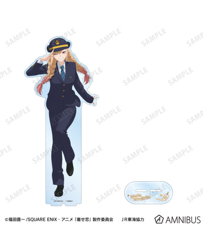 My Dress-Up Darling x Oshi Tabi / JR Tokai - Marin Kitagawa - Station Attendant Ver. Extra Large Acrylic Stand - official product image 2