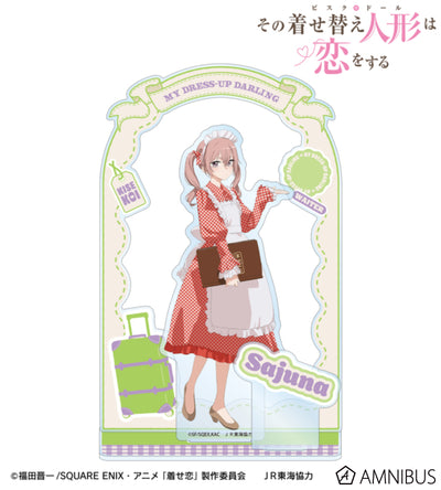 My Dress-Up Darling x Oshi Tabi / JR Tokai - Sajuna Inui - Waiter Style Ver. Acrylic Diorama Stand - official product image 1