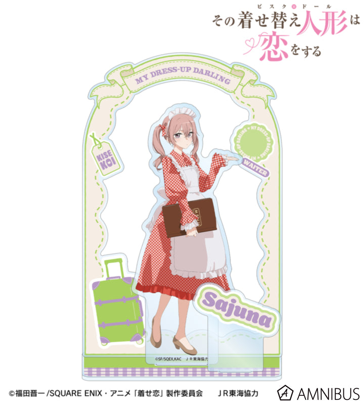 My Dress-Up Darling x Oshi Tabi / JR Tokai - Sajuna Inui - Waiter Style Ver. Acrylic Diorama Stand - official product image 1