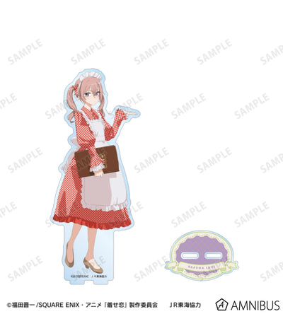 My Dress-Up Darling x Oshi Tabi / JR Tokai - Sajuna Inui - Waiter Style Ver. BIG Acrylic Stand - official product image 2